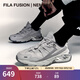 FILAFUSION | NEMEN斐樂(lè )潮牌星際鞋聯(lián)名款 休閑鞋男鞋 安靜灰/銀器灰-QS 41