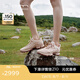 愛(ài)步（ECCO）BIOM C運(yùn)動(dòng)鞋女 輕盈防水耐磨緩震越野登山鞋 健步803323 裸粉色80332350366 38