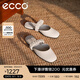愛步（ECCO）穆勒鞋女 夏季時(shí)尚百搭羊皮包頭涼拖鞋女 安妮方頭208573 石灰色20857301378 36