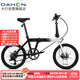 大行（DAHON）K-ONE折疊自行車(chē)20英寸9速超輕鋁合金碟剎運動(dòng)單車(chē)FKA091 黑/白