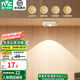 雷士（NVC）小夜燈貓眼磁吸充電感應燈波紋櫥柜燈酒柜展柜玄關(guān)起夜氛圍燈 貓眼磁吸燈-暖光款-人體感應