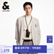杰克·瓊斯（JACK&JONES）男裝秋季寬松針織開衫男鐵塔刺繡潮流時尚百搭開衫毛衣長袖針織衫 靜謐灰C41常規(guī)靜謐灰C41 M 175