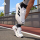 adidas ADIZERO BOSTON 10訓練備賽馬拉松輕盈玻纖柱跑鞋阿迪達斯   白/黑/灰   40