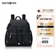 新秀麗（Samsonite）女士雙肩包翻蓋包包女包書包背包KP2黑色七夕禮物送女友情人節(jié)