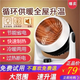 益度暖風(fēng)機家用德小型電暖器電熱風(fēng)扇國桌面暖風(fēng)機辦公室黑小太陽(yáng)取暖器浴居科技兩用 黑白色-冷暖兩用