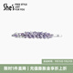 She's茜子梵高拾光麥穗浪漫邊夾劉海夾發(fā)夾子發(fā)卡發(fā)飾生日禮物女送女友 紫色E0