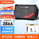 羅蘭音箱CUBE STREET EX便攜式外帶吉他路演音箱 電箱琴音響電池供電 音箱+藍牙接收器+話(huà)筒架+舒爾58s