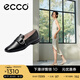 愛(ài)步（ECCO）七夕禮物 樂(lè)福鞋 輕奢百搭單鞋簡(jiǎn)約氣質(zhì)粗跟女鞋 安妮方頭208563 黑色20856301001 38