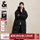 杰克·瓊斯（JACK&JONES） 冬季時(shí)尚簡(jiǎn)約戶外百搭防潑水長(zhǎng)款寬松連帽羽絨服男裝224412027