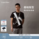 Calvin Klein Jeans夏季男女情侶中性ck純棉醒目大字母印花圓領(lǐng)短袖T恤J318471 BEH-黑色 S （推薦120-135斤）