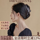 卡瑪倫（KAMALUN）2025新款發(fā)夾后腦勺麥穗抓夾發(fā)卡女成人鯊魚夾發(fā)飾送女友生日禮物 槍灰色+品牌禮盒