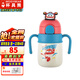 杯具熊（BEDDYBEAR）正品兒童保溫杯1-3歲學(xué)飲吸管杯316不銹鋼寶寶嬰兒防嗆小號(hào)水杯 火箭保溫杯-超級(jí)飛俠樂(lè)迪400ml
