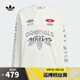 阿迪達(dá)斯 （adidas）【滔搏運(yùn)動】Originals三葉草男子MOTO GFX T LS M長袖T恤 KH1200 M