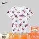 NIKE 耐克童裝2025年夏季男女童冰淇淋圖案印花T恤兒童百搭時尚短袖