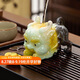 八千行茶寵創(chuàng)意擺件變色貔貅可養(yǎng)吸財(cái)招財(cái)功夫茶具配件茶桌茶臺(tái)茶盤