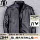 twetybird翠迪鳥(niǎo)真皮皮衣男士頭層牛皮立領(lǐng)外套男簡(jiǎn)約修身夾棉保暖皮夾克男 黑色（單款）【精選頭層牛皮】 XL（140斤-150斤）