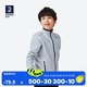 迪卡儂戶外運(yùn)動(dòng)保暖舒適兒童抓絨衣淺灰色2763366 161-172cm14-15歲