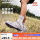 迪卡儂戶外涼鞋女小丑鞋洞洞鞋女鞋沙灘鞋紫色38 4050093