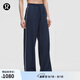 lululemon丨Court Rival 女士闊腿運動褲 防曬 LW5HIDA 恣意藍/白 XS