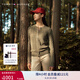 TOMMY HILFIGER【復古絞花】春秋季女裝純棉肌理感圓領內搭打底衫開衫針織衫毛衣 【撞色絞花開襟】-  軍綠色RBN M （推薦：110-120斤）