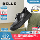 百麗厚底商務(wù)鞋男2025春新牛皮舒適系帶休閑皮鞋A1841AM5【預售】 黑色-系帶 41 (255mm)