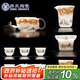 蘇氏陶瓷（SUSHI CERAMICS）素燒羊脂玉瓷龍行大運茶具套裝 國家一級技師王文克老師作品J1005