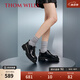 THOM WILLS【吳磊同款】ThomWills德比鞋女大頭厚底增高休閑真皮皮鞋WD1681 黑色WD1681 37 /5.5碼