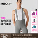MBO男子夏季雙箭頭緩震背帶騎行短褲T100全能百搭公路自行車(chē)騎行服 煙熏灰 XL