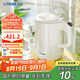 虎牌（TIGER）電熱水壺 雙層防燙 快燒水壺 PCG-G10C 1L電水壺 白色