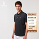 哈吉斯（HAZZYS）男裝 25夏上衣多色短袖POLO衫ASTZE0CBX71 深灰色CC L（175/96A48