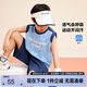 左西男童套裝夏裝2025新款兒童運動(dòng)速干背心兩件套籃球服潮 藍色 140
