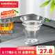 金灶（KAMJOVE） 玻璃茶漏茶斗 茶濾網(wǎng)過(guò)濾器耐高溫玻璃濾茶器功夫茶具配件GO-08 套組