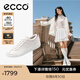 愛步（ECCO）板鞋女 時(shí)尚潮流百搭簡約輕盈系帶牛皮休閑鞋 柔酷220263 白色22026301007 37