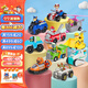汪汪隊(duì)立大功（PAW PATROL）汪汪隊(duì)玩具狗狗巡邏隊(duì)男女孩玩具兒童生日禮物 救援車(chē)10輛套裝【車(chē)狗分離】
