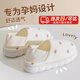 COSMICKISS月子鞋女?huà)D產(chǎn)后拖鞋透氣中包跟防滑軟底室內(nèi)家居拖鞋實(shí)四季通用 米色【36-37碼】