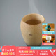萬仟堂（Edenus）大容量水杯創(chuàng)意陶瓷杯馬克杯復(fù)古茶杯辦公室家用情侶早餐牛奶家用 焦茶釉（雙層杯中空防燙）