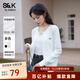 班尼路S&K系列毛衣女裝針織衫開(kāi)衫外套上衣服秋冬新款小香風(fēng)高級感長(cháng)袖 白#純色 【軟糯親膚】 L