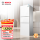 博世（BOSCH） 274升 三門(mén)冰箱小型電冰箱混冷無(wú)霜維他保鮮玻璃面板（白色）KKU28S20TI