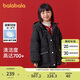 巴拉巴拉童裝兒童羽絨服女童2024款春裝保暖紅色拜年外套