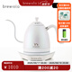 BREWISTA智能溫控手沖咖啡壺家用不銹鋼電熱水泡茶壺0.6L 單層極光白（pro） 0.6L