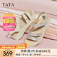 他她（TATA）休閑運(yùn)動(dòng)涼鞋女鞋羊皮法式坡跟涼鞋2025夏季新款7AP05BL5 銀色 38