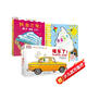 DK中英雙語(yǔ)幼兒玩具書全三冊(cè)（春夏秋冬+我自己來+堵車了）  