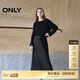 ONLY 2024秋季時尚潮流高級感遮肉套裝長款圓領連衣裙女|124346009