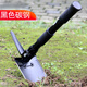 LISM工兵鏟多功能鐵鍬小號折疊鏟子德國可攜式鋤頭挖土戶(hù)外釣魚(yú)堆高機 深灰色