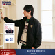 TOMMY JEANS【雙面穿】秋冬男裝搖粒絨美式寬松立領(lǐng)抓絨衣夾克外套 黑色BDS L （推薦：160-180斤）