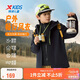 特步（XTEP）兒童童裝男童冬季搖粒絨外套防風(fēng)保暖風(fēng)衣 純正黑 165cm