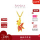 周大福SOINLOVE蜜粉金十里紅妝雙魚戲珠錦鯉魚黃金吊墜 VR1307