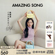 Amazing Song乙頌女包【七夕禮物】陳都靈同款軟歐包中號(hào)小眾原創(chuàng)單肩斜挎包女 【陳都靈同款女包】鵝黃色