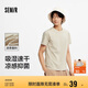 森馬（Semir）涼感T|短袖T恤男吸濕速干抑菌白t2025夏百搭上衣遮熱109325100101