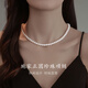 伊燦施家正圓仿珍珠項鏈女2025新款爆款鎖骨鏈簡(jiǎn)約通勤百搭高級感頸鏈 施家正圓珍珠項鏈女-6mm